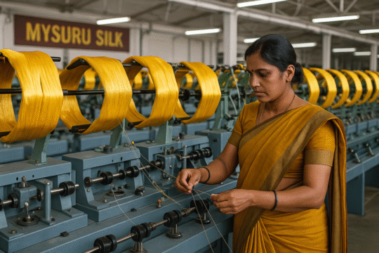 Mysuru’s Silk Industry Gets a Modern Makeover, Boosting Efficiency and Global Reach