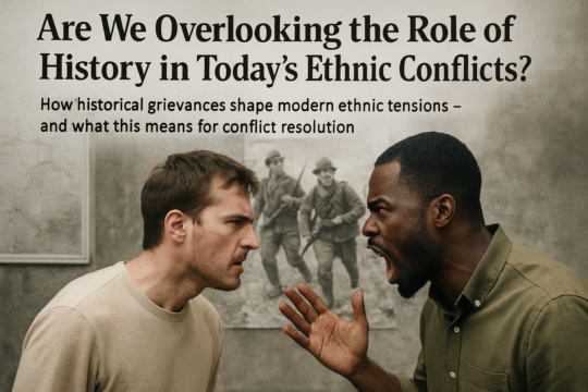 Are We Overlooking the Role of History in Today’s Ethnic Conflicts How historical grievances shape modern ethnic tensions and what this means for conflict resolution.