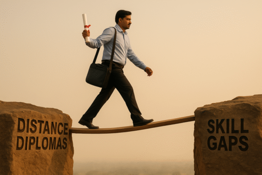 Distance Diplomas Bridge Skill Gaps in the Indian Workforce