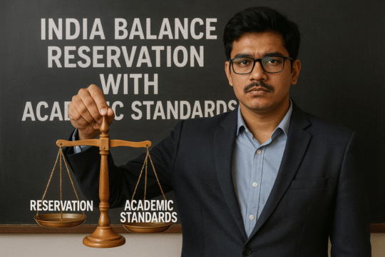 The Future of Meritocracy Can India Balance Reservation with Academic Standards
