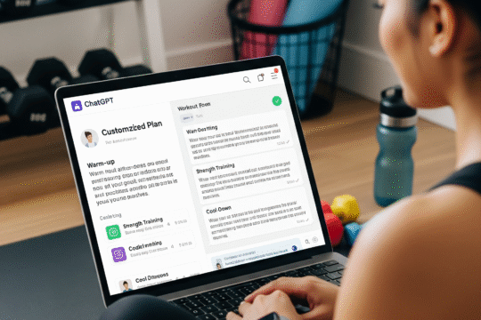 Using ChatGPT to Create Customized Fitness Plans