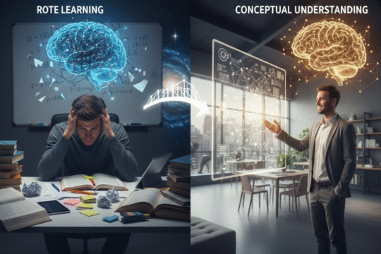 The Debate Around Rote Learning vs. Conceptual Understanding