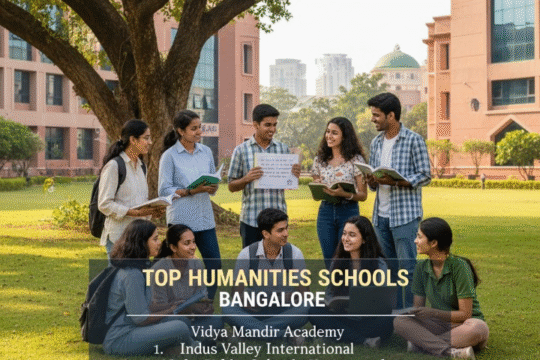 Top Schools in Bangalore for Humanities Stream A Diverse Range of Opportunities