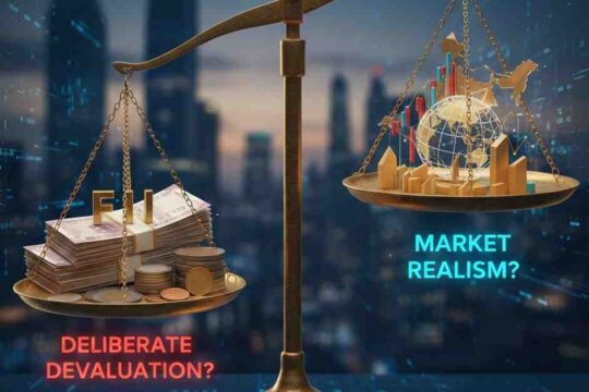 The Rupee-FII Paradox: Deliberate Devaluation or Market Realism?