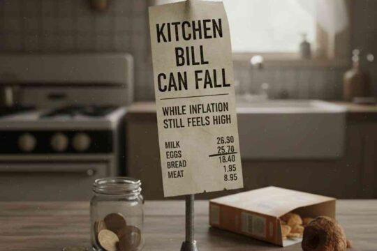 Why Your Kitchen Bill Can Fall While Inflation Still Feels High