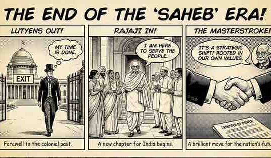 The End of the ‘Saheb’ Era Why Lutyens Out, Rajaji In is a Masterstroke