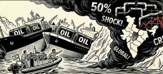 Energy Crisis Alert Iran’s Strait of Hormuz Blockade Sparks Global Oil Shock Fears and Threatens 50% of India’s Crude Imports