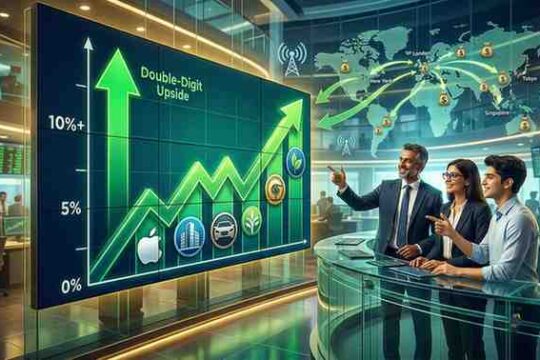 Brokerage Consensus Points to Double-Digit Upside in Blue-Chip Equities Amid FII Return Signals