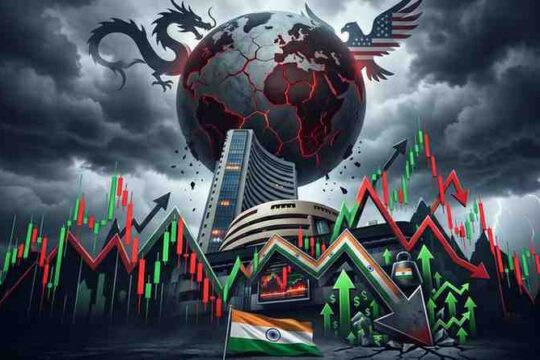 Equity Benchmarks Navigate Volatile Session as Global Trade Tensions Weigh on Dalal Street Sentiment