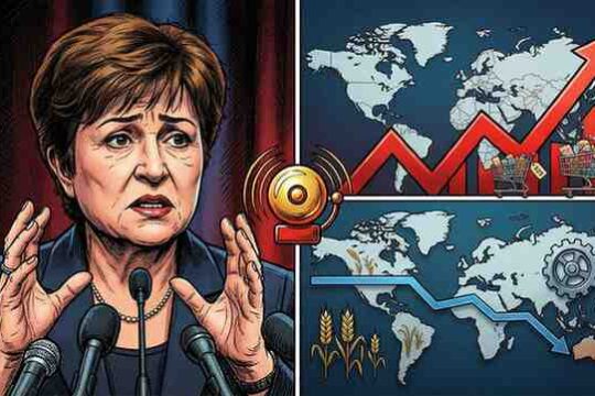 IMF Chief Sounds Alarm Global Economy Faces ‘Higher Prices and Slower Growth’