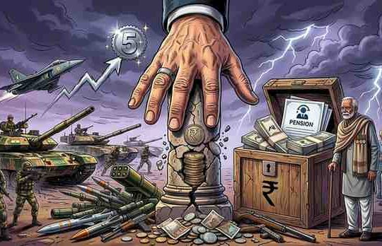 India Breaks Into Top 5 Global Defense Spenders, But Are We Buying Weapons or Paying Pensions