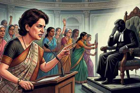 Priyanka Gandhi Takes on Government Over Women’s Reservation; Slams Political Cunning