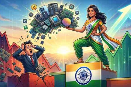 The Great Reversal India Shocks China with $2.5 Billion iPhone Component Export Surge