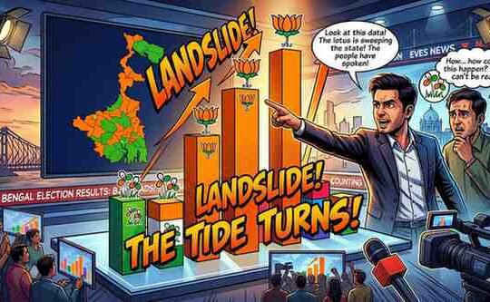 West Bengal Exit Polls 2026 BJP Holds Edge in High-Stakes Election Battle