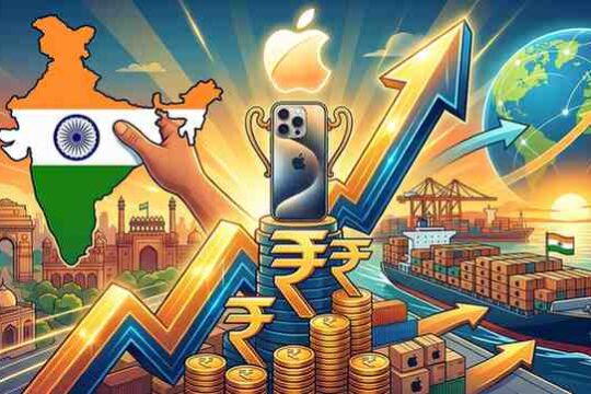 Apple’s ₹2 Trillion Milestone iPhone Emerges as India’s Largest Branded Export
