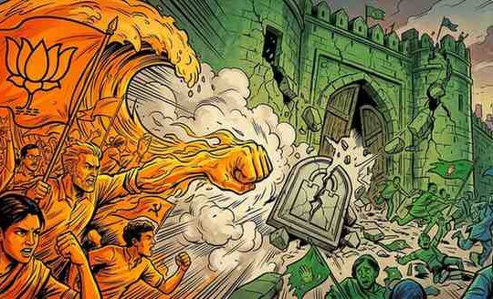 The Saffron Surge How the BJP Dismantled the Unbreakable Bengal Fortress