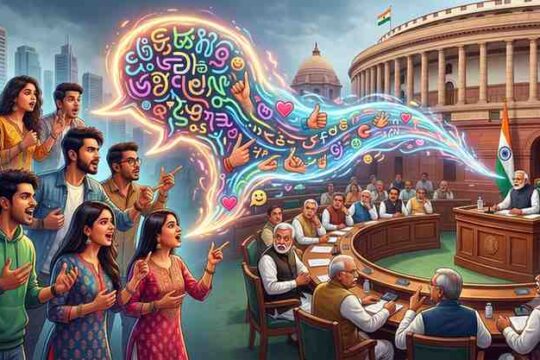 Youth Vernacular Influences Legislative Discussions in India