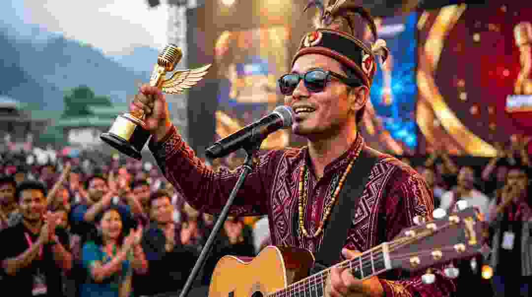 Blind Singer from Arunachal Pradesh Gains National Recognition for Unique Talent