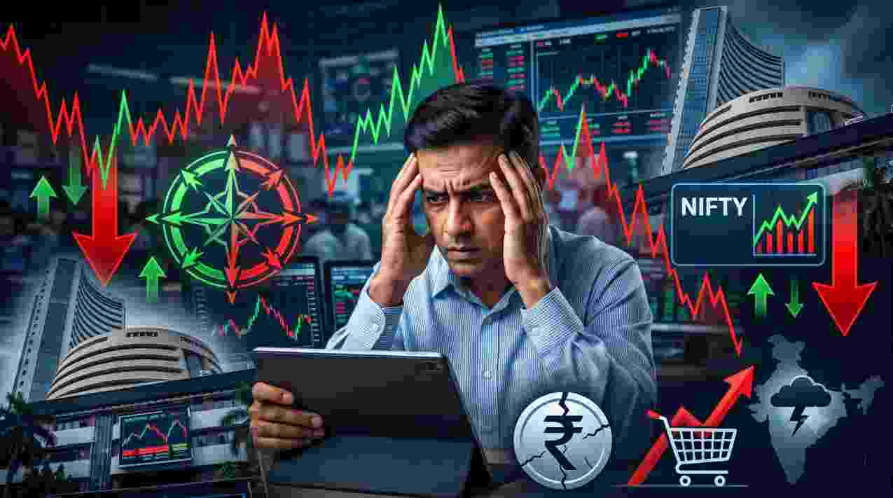 Indian Stock Indices Experience Significant Fluctuations Amid Economic Uncertainty