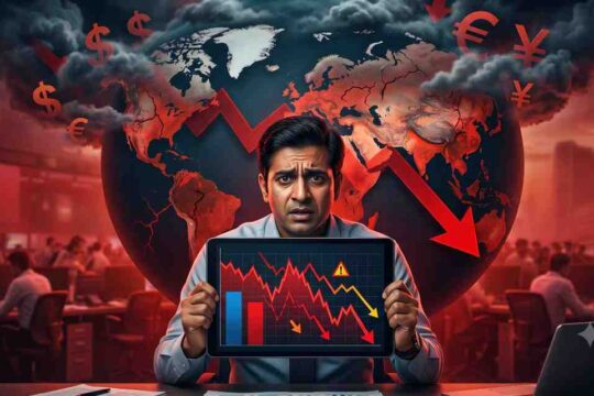 Indian Stock Indices Experience Turbulence Amid Global Economic Concerns