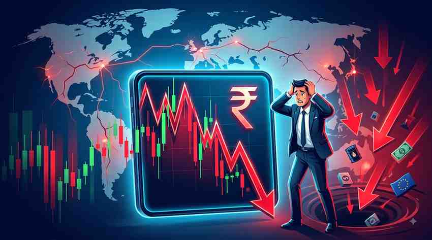 Indian Stock Market Sees Volatile Trading Amid Global Economic Concerns
