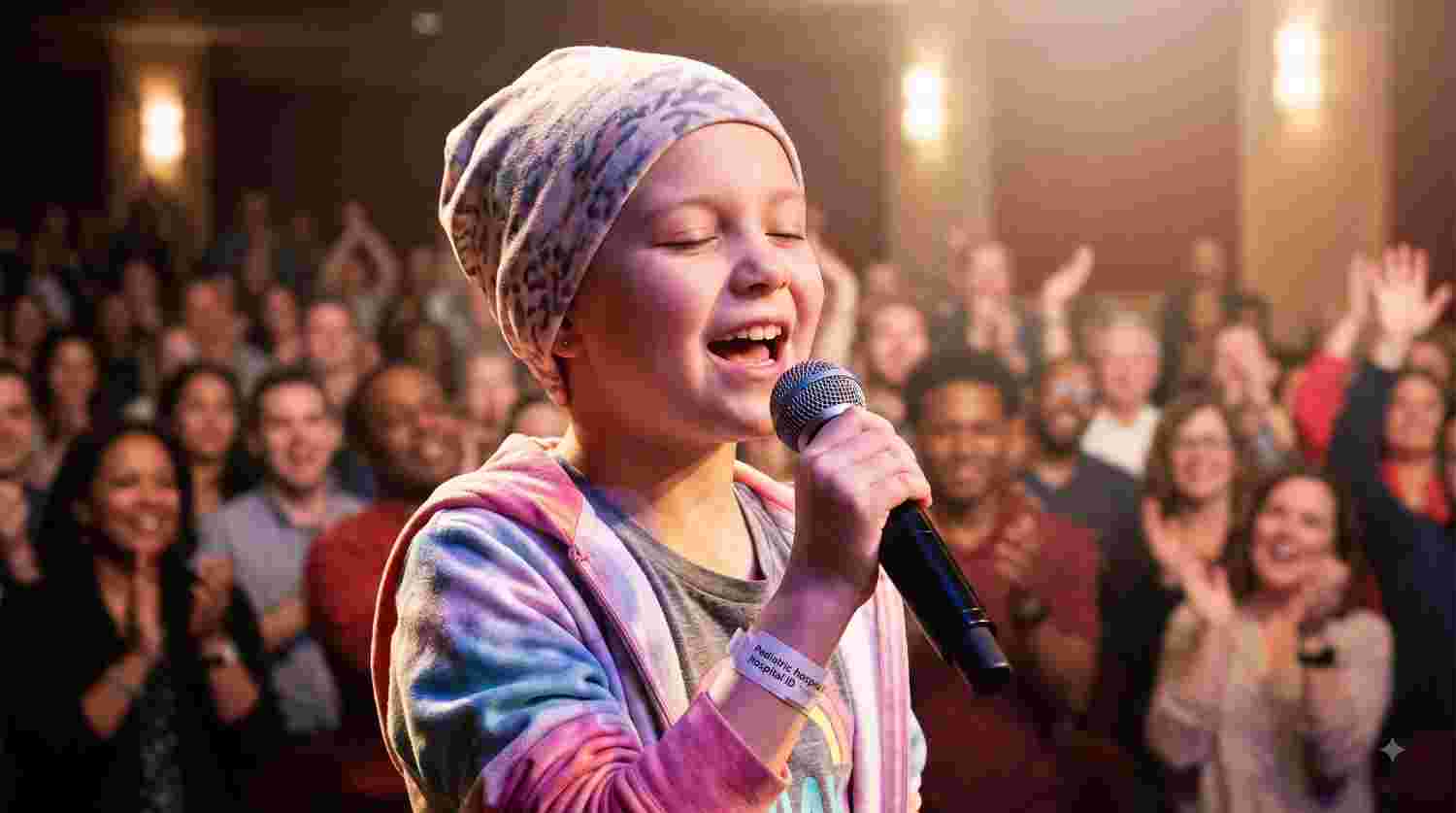 Young Cancer Patient Inspires Nation with Remarkable Vocal Performance