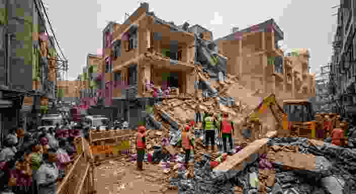 Building Collapse in South Delhi Raises Questions on Safety Regulations