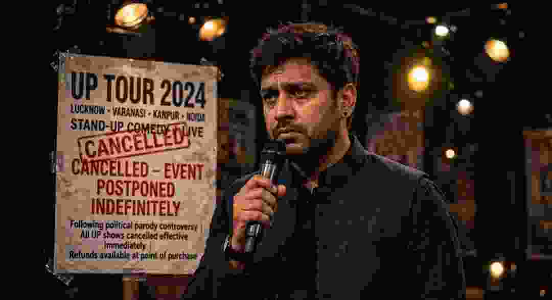 Comedian Pulkit Mani Cancels UP Shows Following Political Parody Controversy