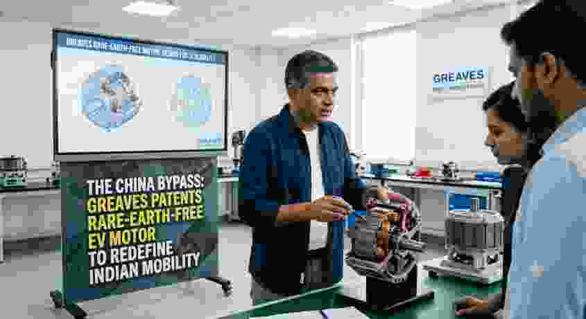 THE CHINA BYPASS Greaves Patents Rare-Earth-Free EV Motor to Redefine Indian Mobility