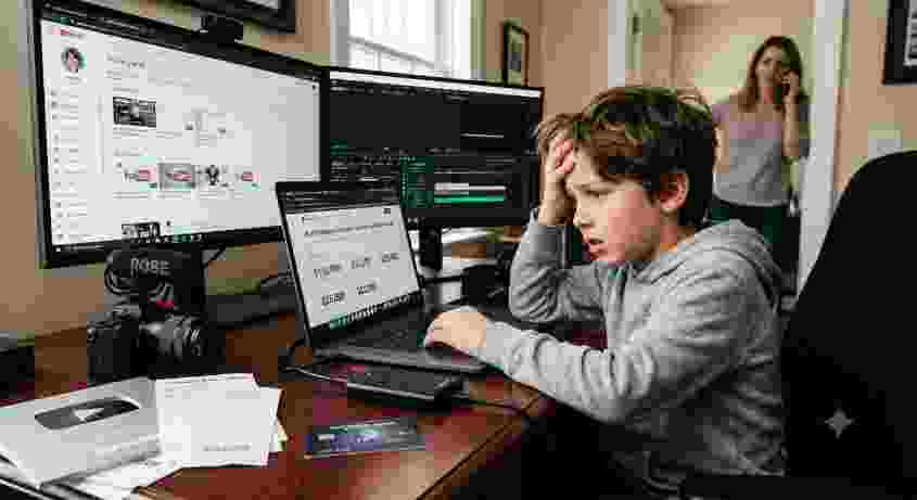 The $118,000 Mistake When a 9-Year-Old’s YouTube Ambitions Met a Corporate Credit Card