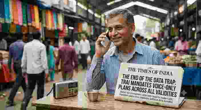 The End of the Data Trap TRAI Mandates Voice-Only Plans Across All Validities
